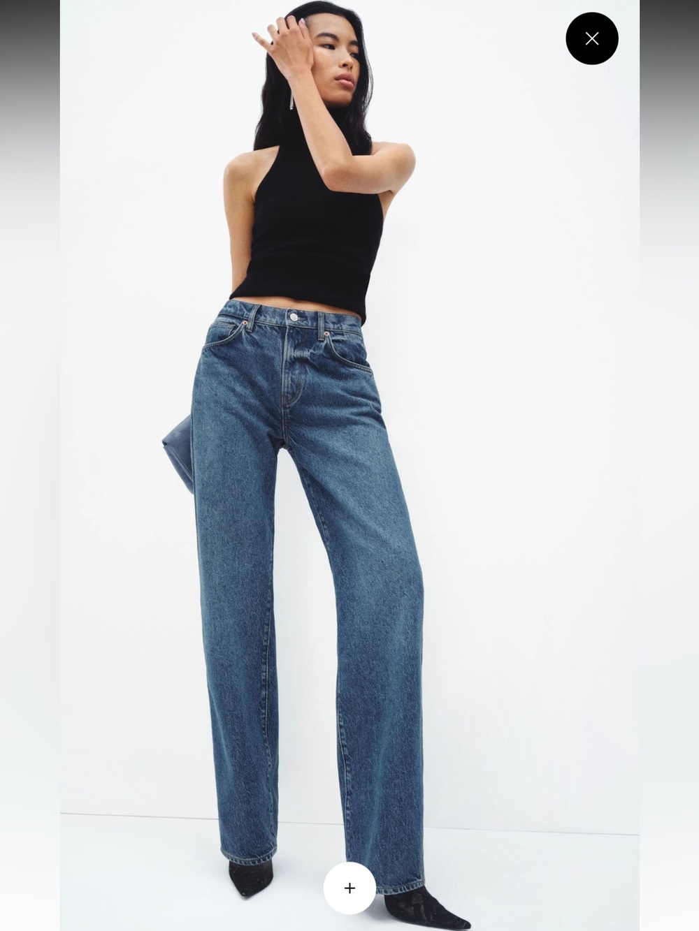 Val 90s Mid Rise Jeans Reformation in Pelican